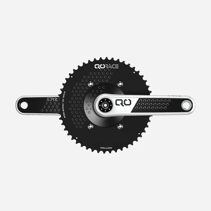 QO RACE Aero Carbon Crankset · White